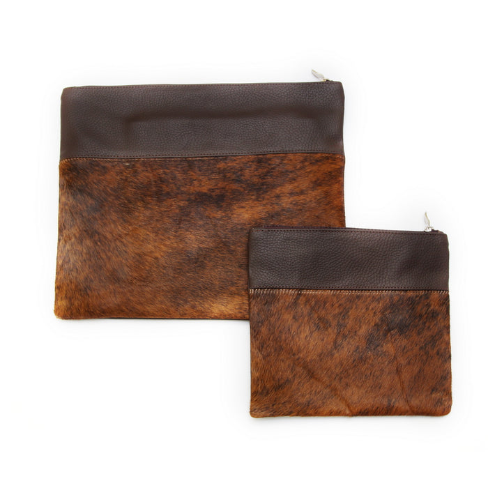 Brown Leather/Tabby Fur - D46